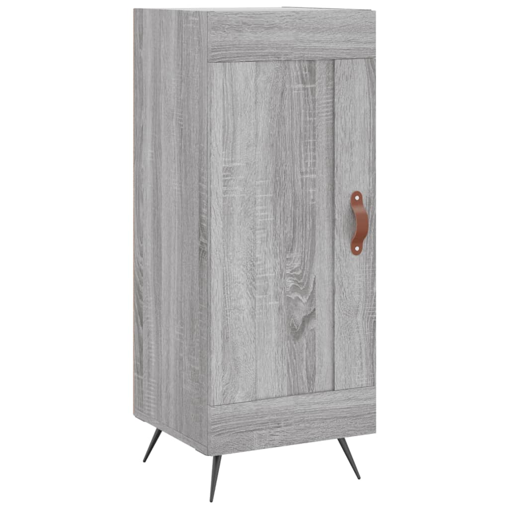 Buffet haut Sonoma gris 34,5x34x180 cm Bois d'ingénierie - XIOS