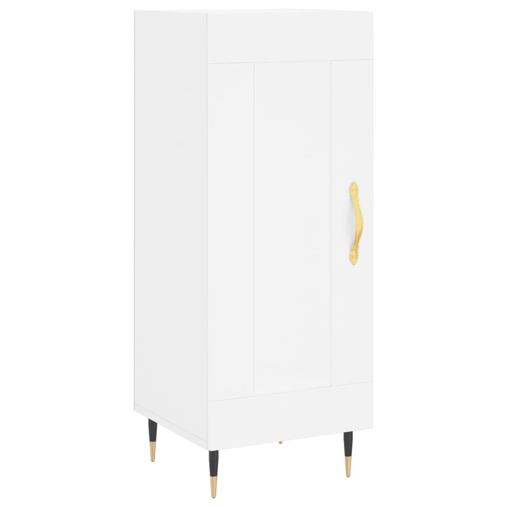 Buffet haut Blanc 34,5x34x180 cm Bois d'ingénierie - XIOS