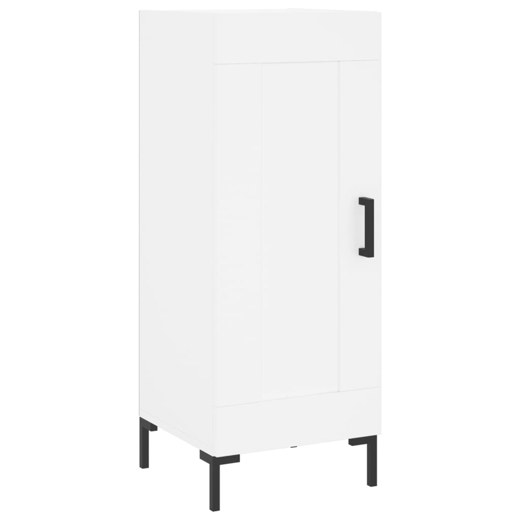 Buffet haut Blanc 34,5x34x180 cm Bois d'ingénierie - XIOS