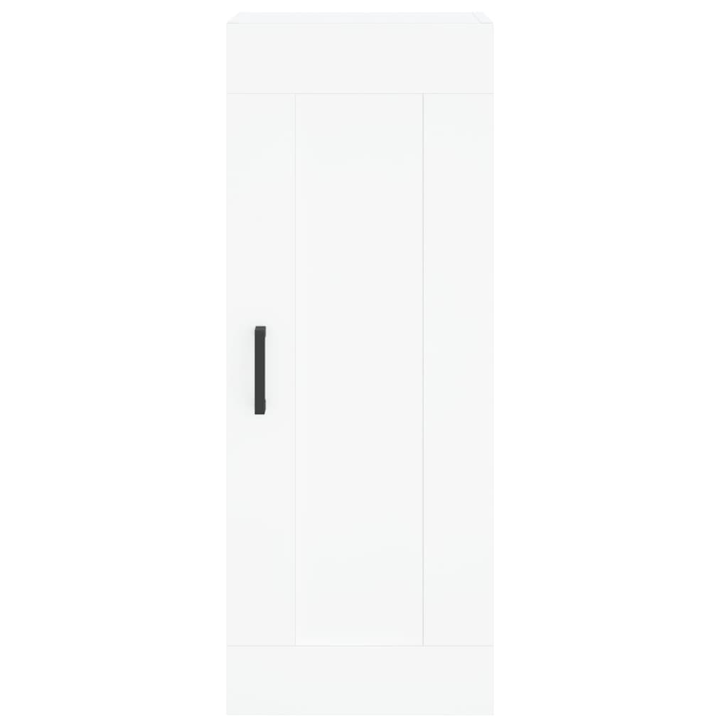 Buffet haut Blanc 34,5x34x180 cm Bois d'ingénierie - XIOS