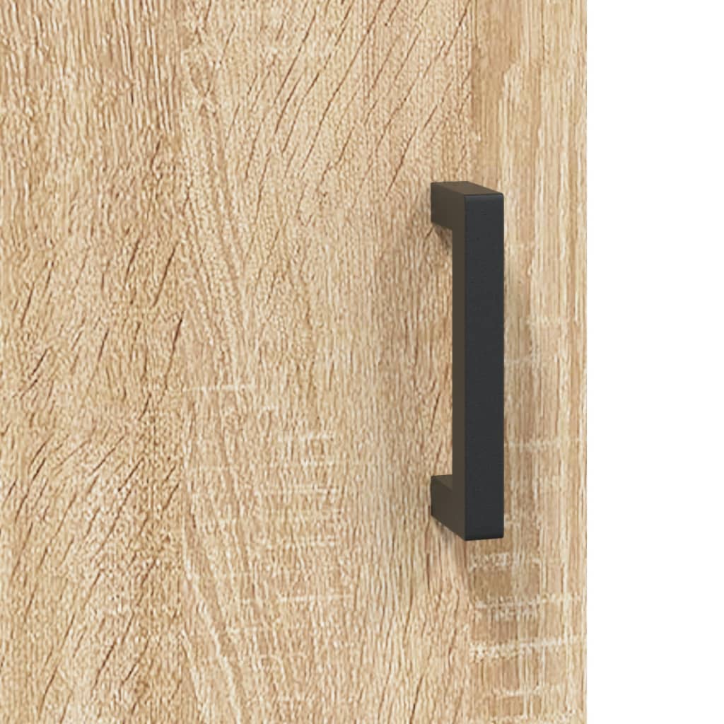 Buffet haut Chêne sonoma 34,5x34x180 cm Bois d'ingénierie - XIOS