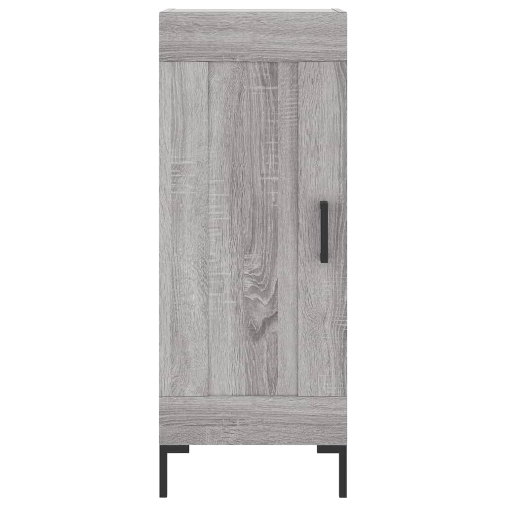 Buffet haut Sonoma gris 34,5x34x180 cm Bois d'ingénierie - XIOS