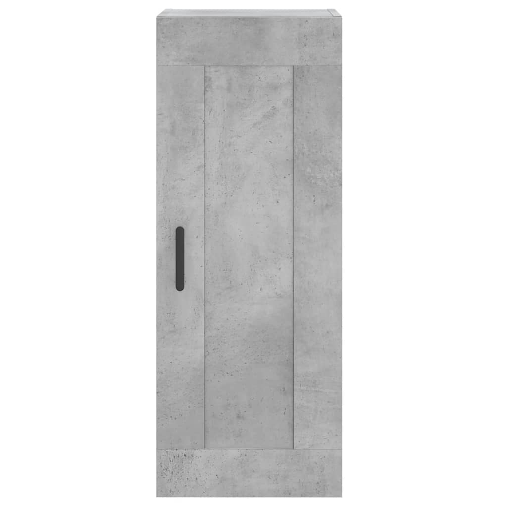 Buffet haut Gris béton 34,5x34x180 cm Bois d'ingénierie - XIOS