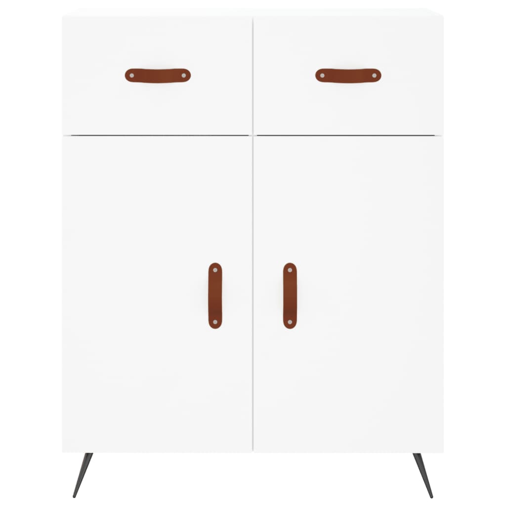 Buffet haut Blanc 69,5x34x180 cm Bois d'ingénierie - XIOS