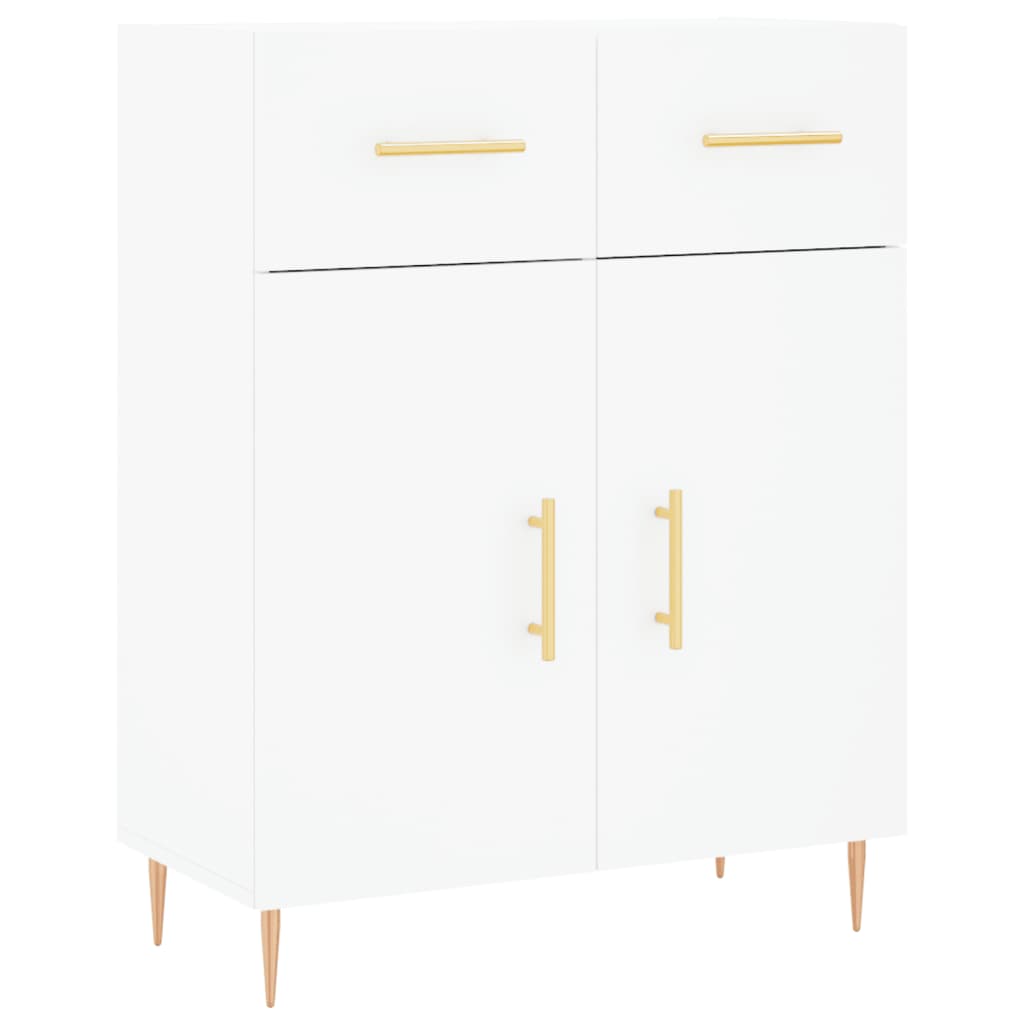 Buffet haut Blanc 69,5x34x180 cm Bois d'ingénierie - XIOS