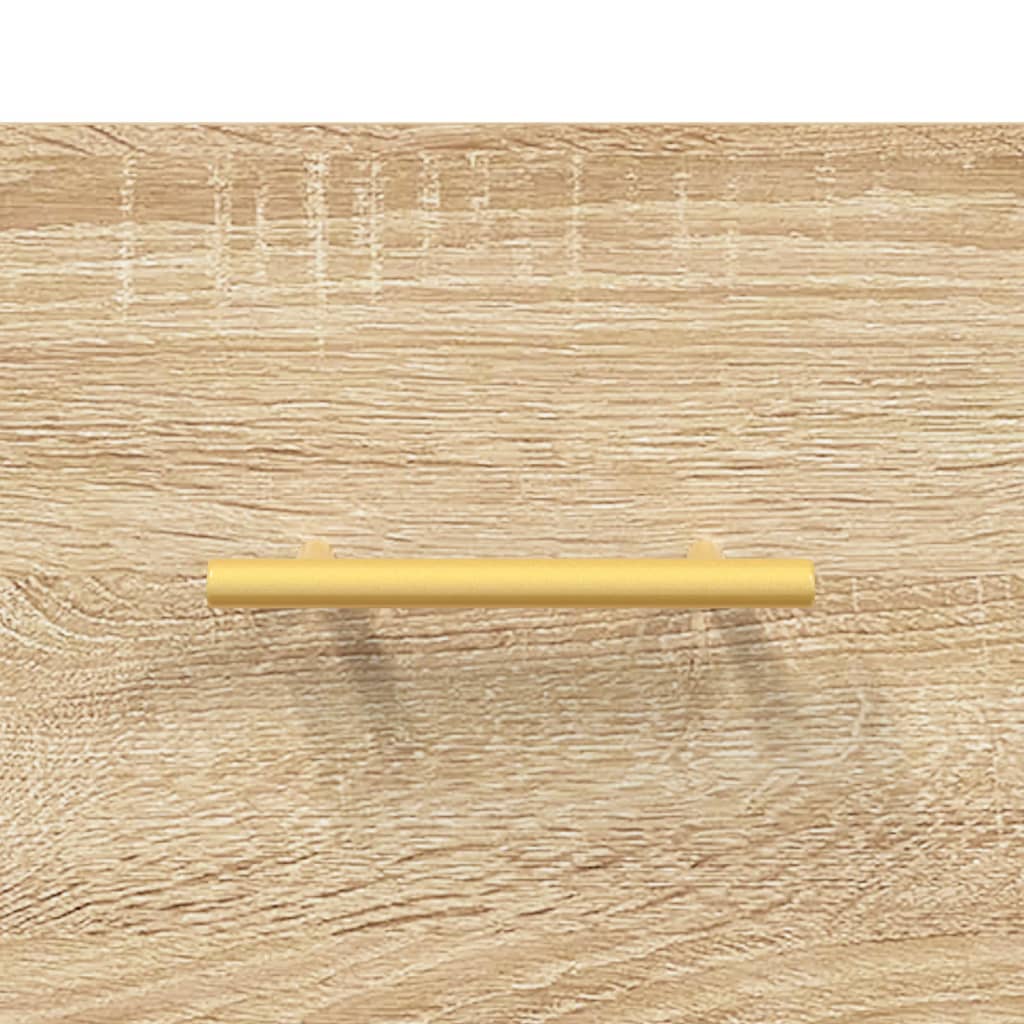 Buffet haut Chêne sonoma 69,5x34x180 cm Bois d'ingénierie - XIOS