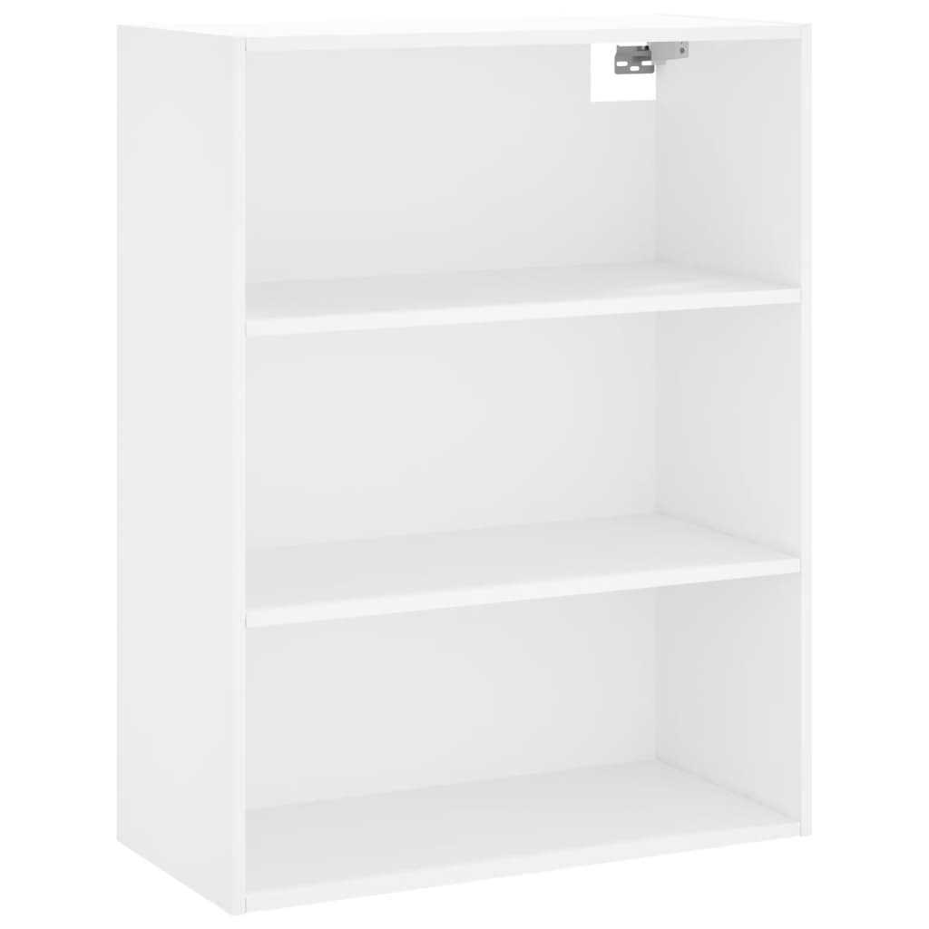 Buffet haut Blanc 69,5x34x180 cm Bois d'ingénierie - XIOS