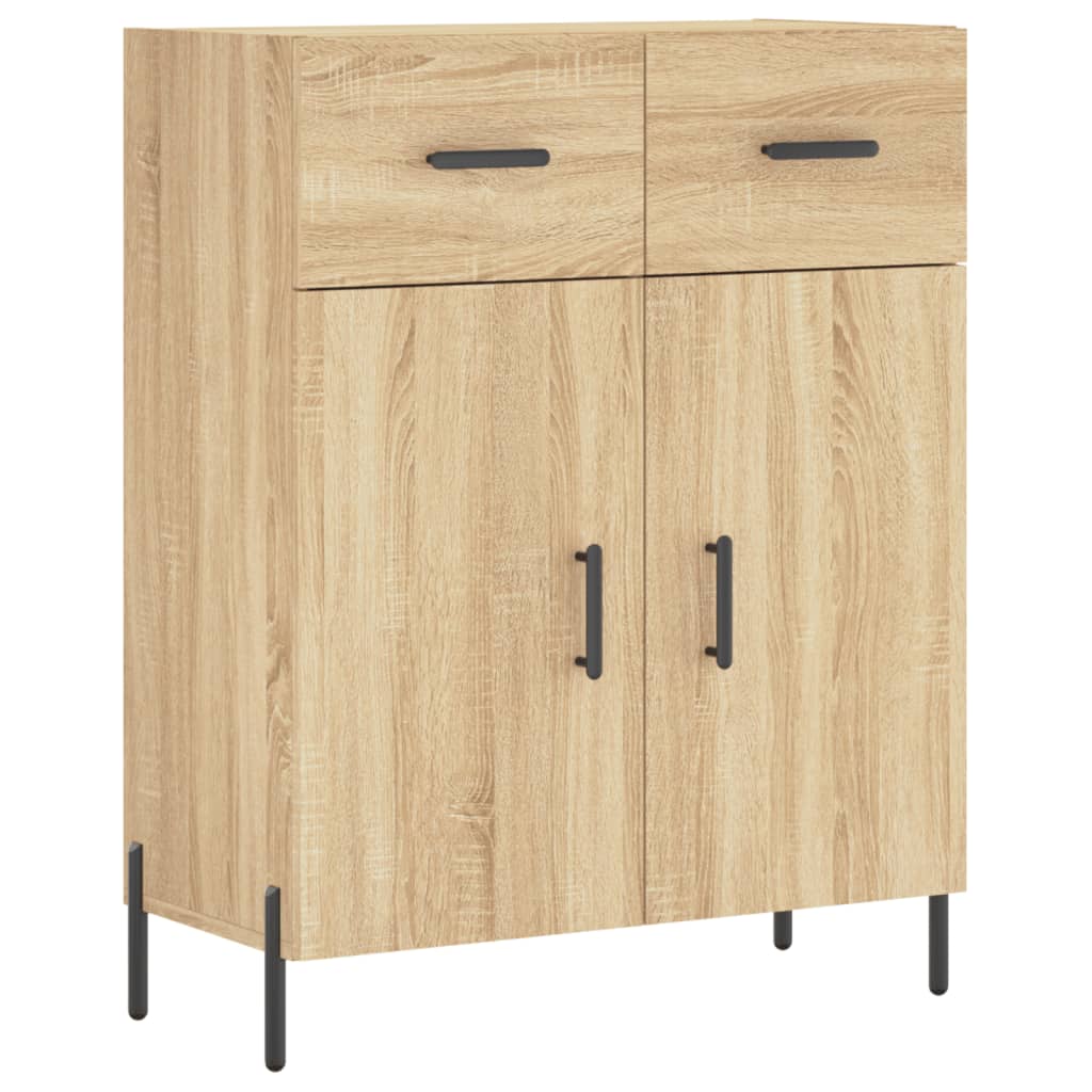 Buffet haut Chêne sonoma 69,5x34x180 cm Bois d'ingénierie - XIOS