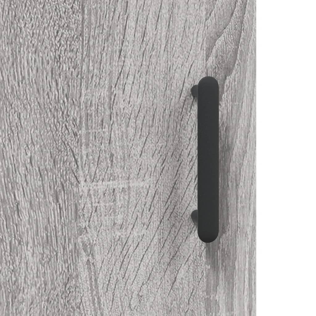 Buffet haut Sonoma gris 69,5x34x180 cm Bois d'ingénierie - XIOS
