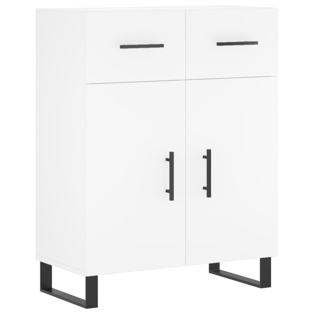 Buffet haut Blanc 69,5x34x180 cm Bois d'ingénierie - XIOS