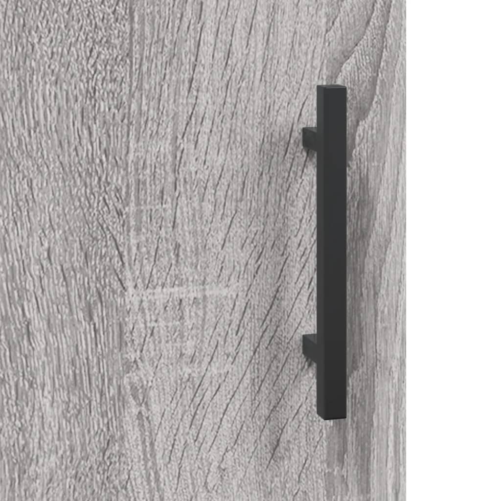 Buffet haut Sonoma gris 69,5x34x180 cm Bois d'ingénierie - XIOS