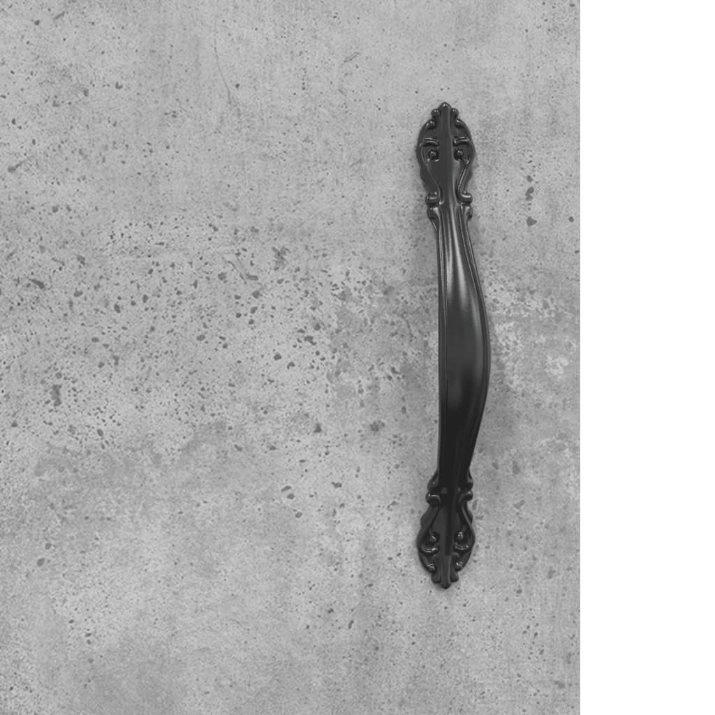 Buffet haut Gris béton 69,5x34x180 cm Bois d'ingénierie - XIOS