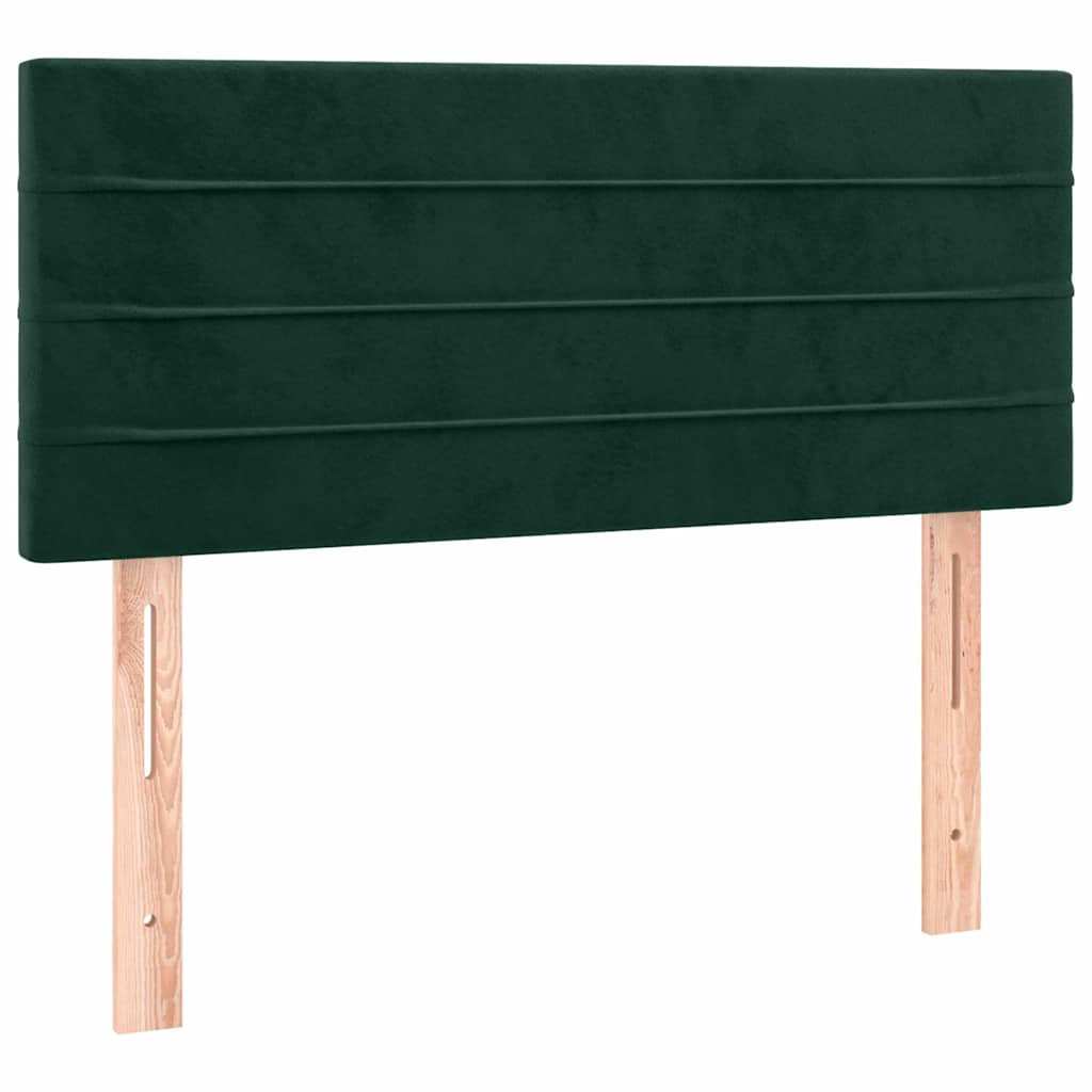 Sommier à lattes de lit avec matelas Vert foncé 90x190 cm - XIOS