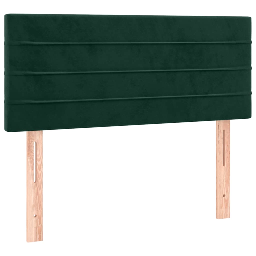 Sommier à lattes de lit avec matelas Vert foncé 100x200 cm - XIOS
