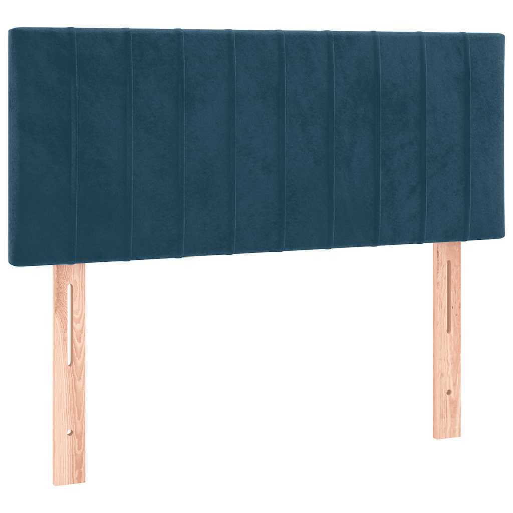 Sommier à lattes de lit avec matelas Bleu foncé 90x200 cm - XIOS
