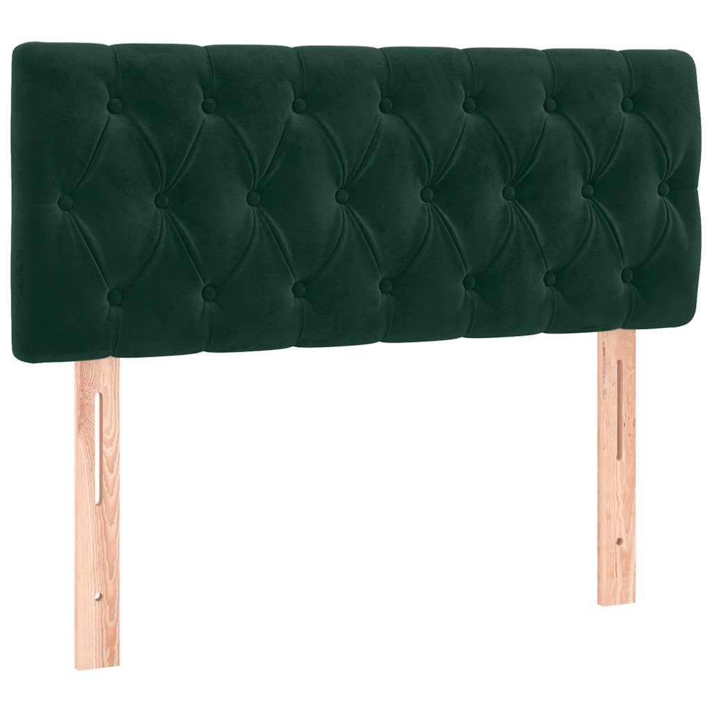 Sommier à lattes de lit avec matelas Vert foncé 90x190 cm - XIOS