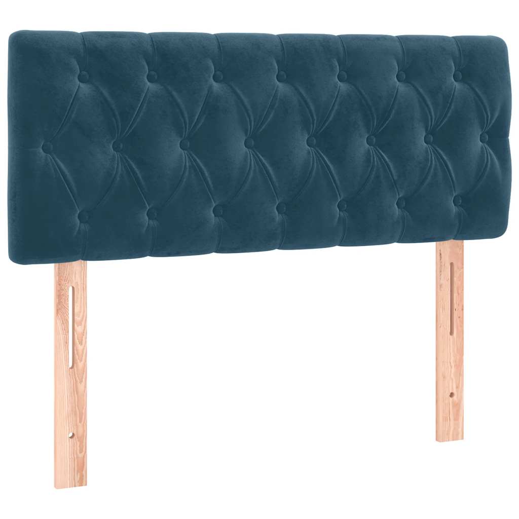 Sommier à lattes de lit avec matelas Bleu foncé 90x190 cm - XIOS