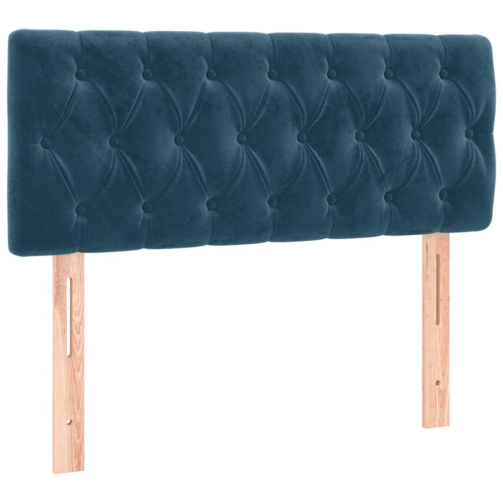 Sommier à lattes de lit avec matelas Bleu foncé 90x200 cm - XIOS
