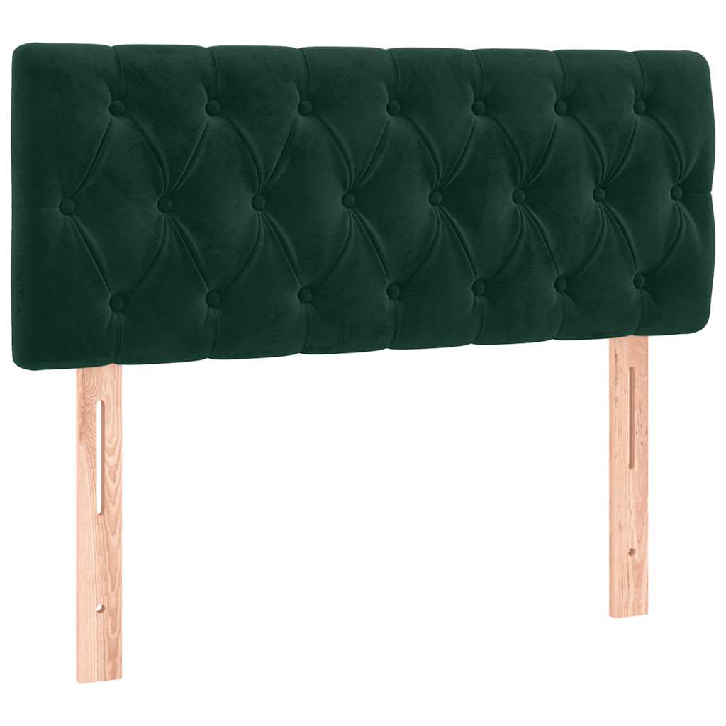 Sommier à lattes de lit avec matelas Vert foncé 100x200 cm - XIOS