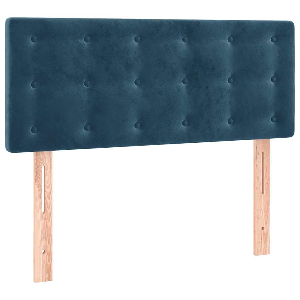 Sommier à lattes de lit avec matelas Bleu foncé 100x200 cm - XIOS