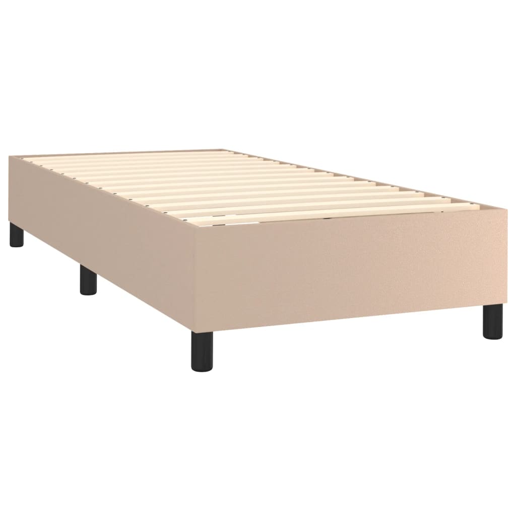 Sommier à lattes de lit avec matelas Cappuccino 90x200 cm - XIOS