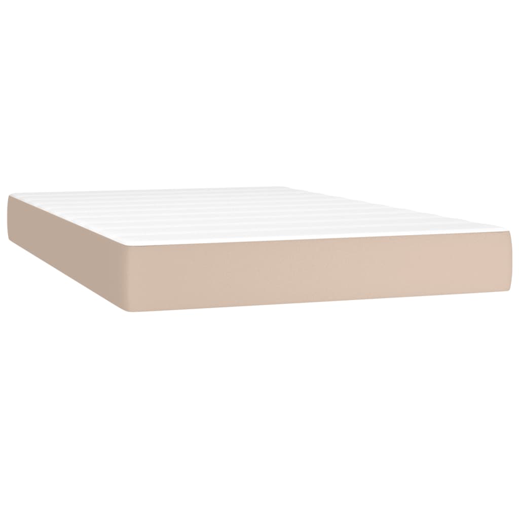 Sommier à lattes de lit avec matelas Cappuccino 120x200 cm - XIOS