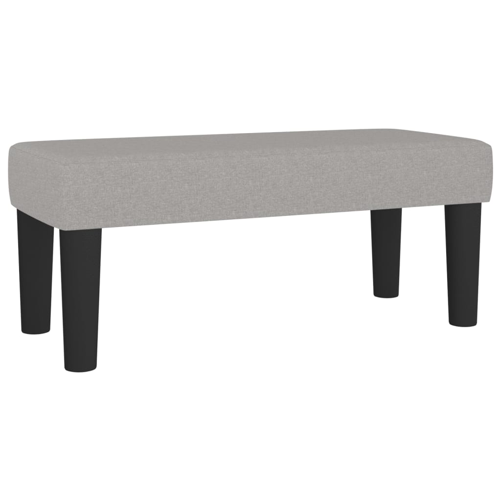 Sommier à lattes de lit avec matelas Gris clair 120x200cm Tissu - XIOS