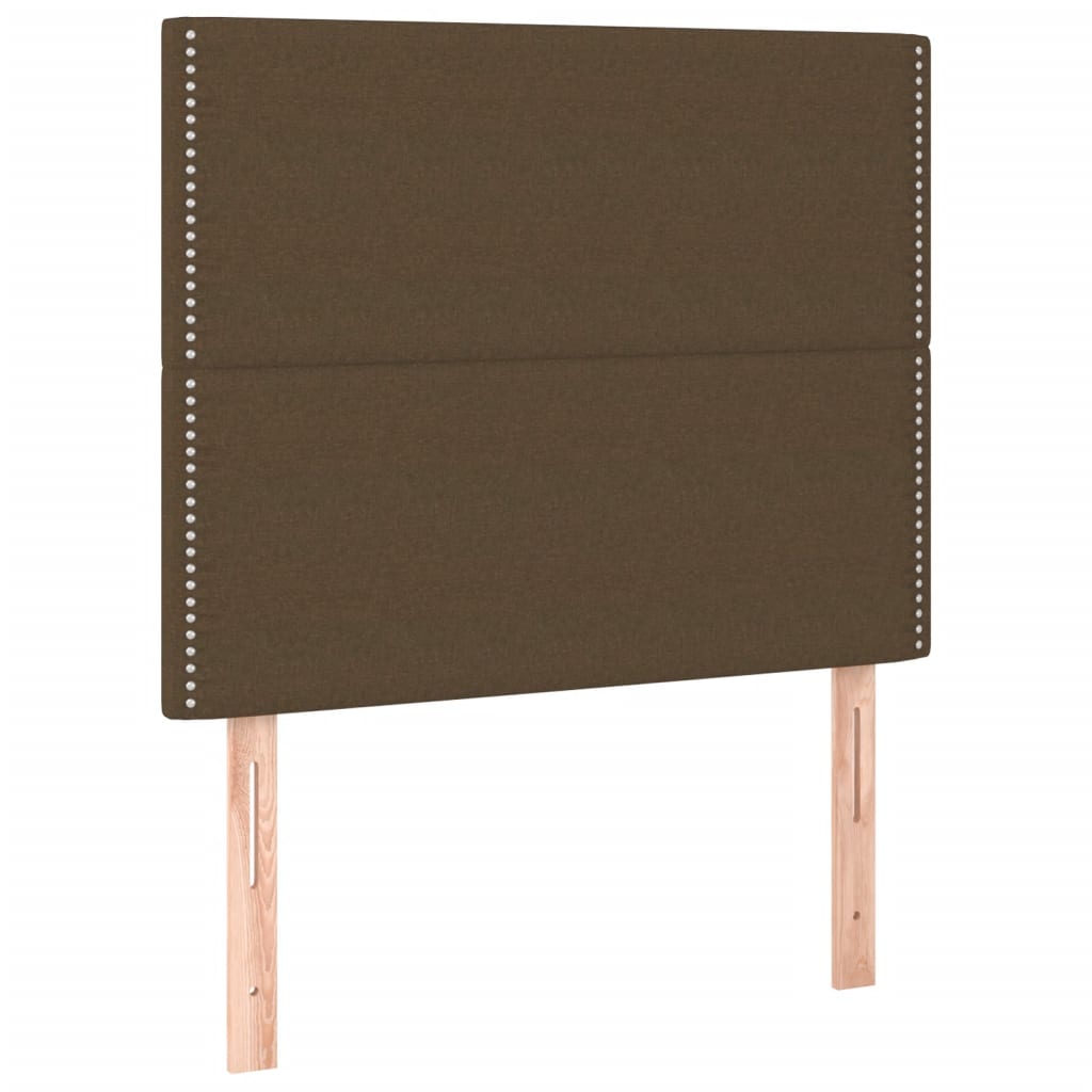 Sommier à lattes de lit avec matelas Marron foncé 90x200 cm - XIOS