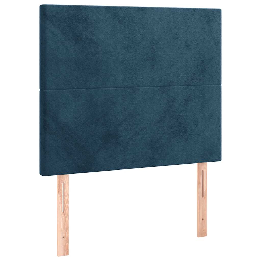 Sommier à lattes de lit avec matelas Bleu foncé 90x200 cm - XIOS