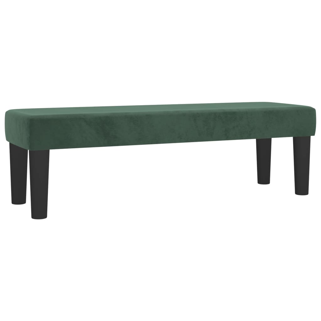 Sommier à lattes de lit et matelas Vert foncé 140x190cm Velours - XIOS