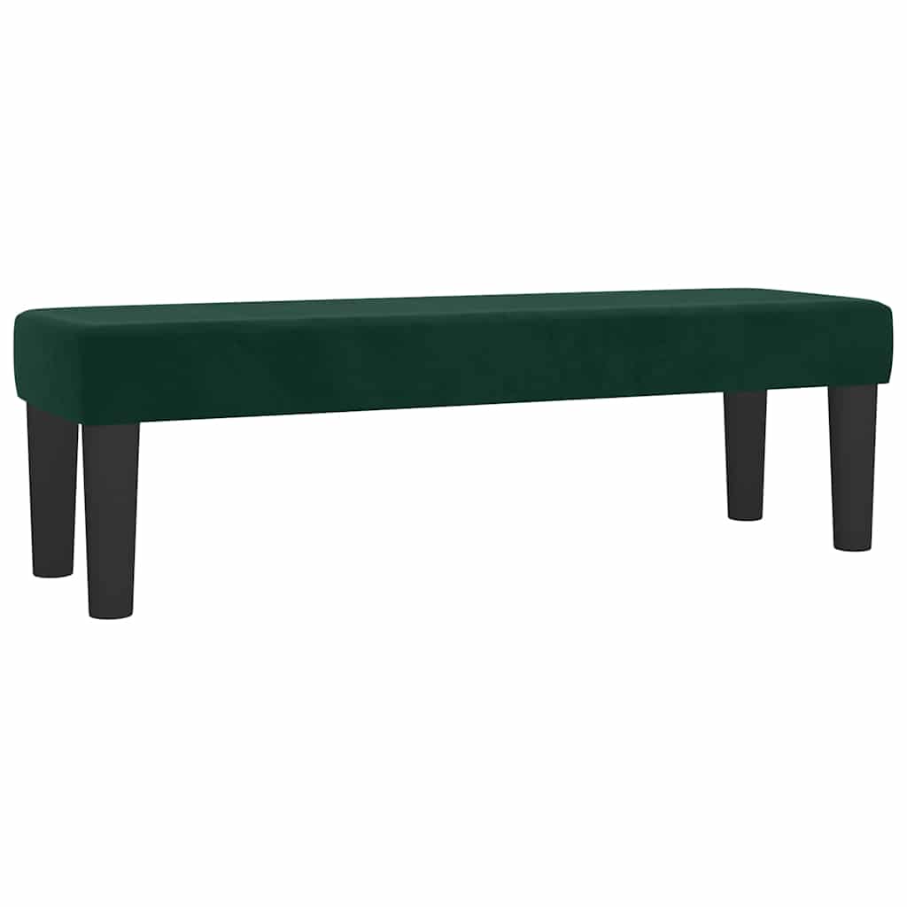 Sommier à lattes de lit et matelas Vert foncé 140x190cm Velours - XIOS