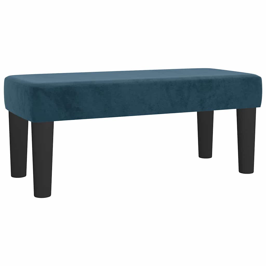 Sommier à lattes de lit avec matelas Bleu foncé 100x200 cm - XIOS