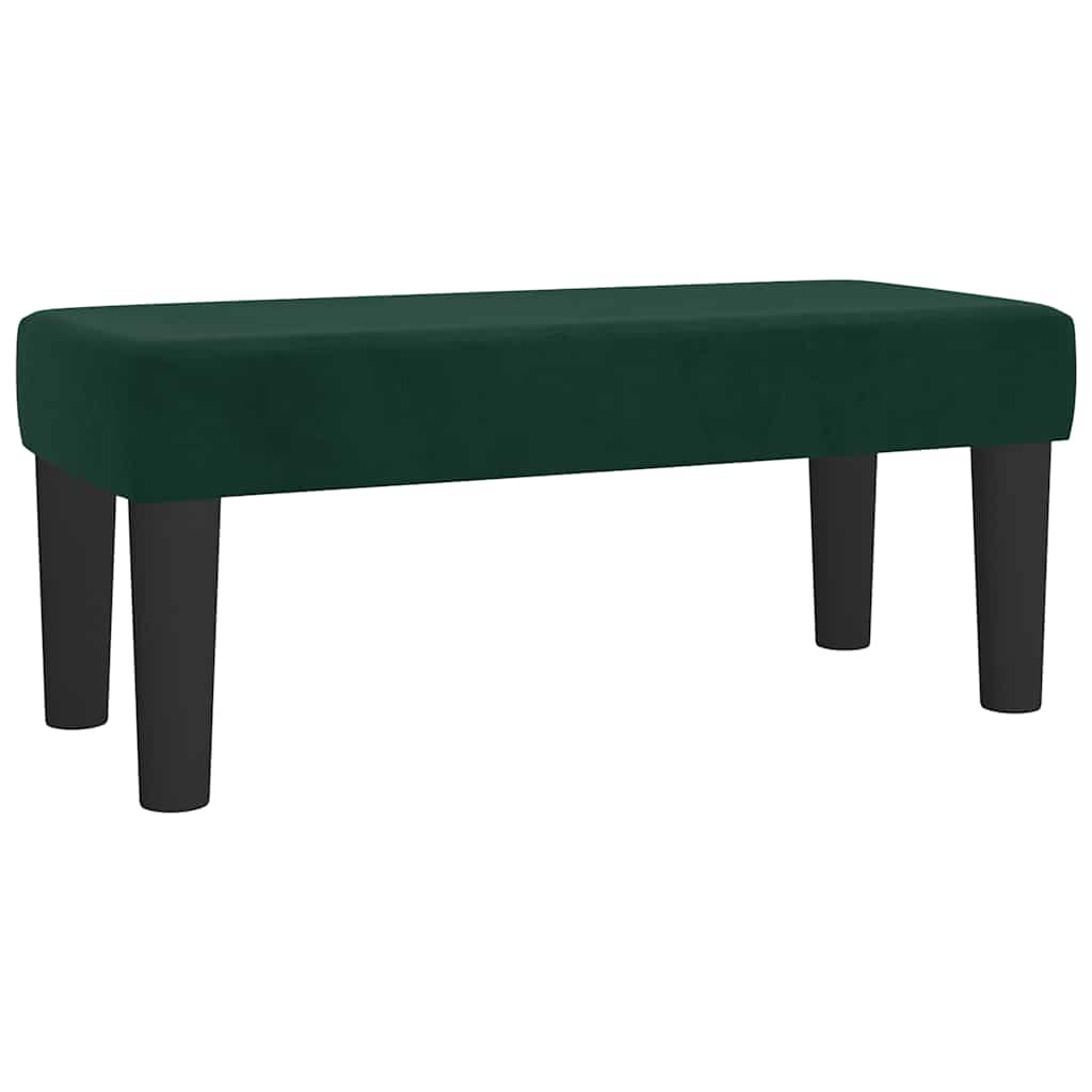 Sommier à lattes de lit avec matelas Vert foncé 100x200 cm - XIOS