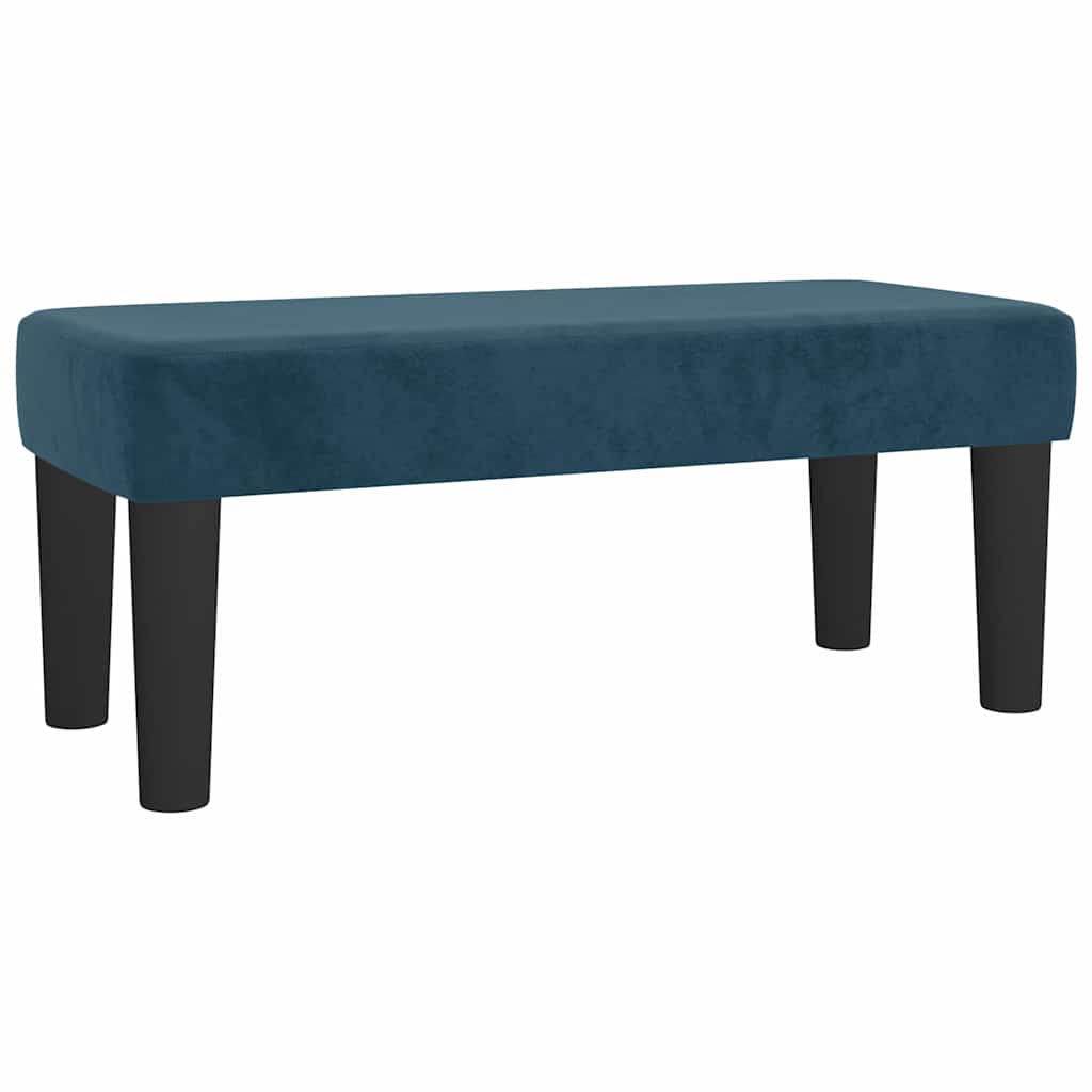 Sommier à lattes de lit avec matelas Bleu foncé 100x200 cm - XIOS