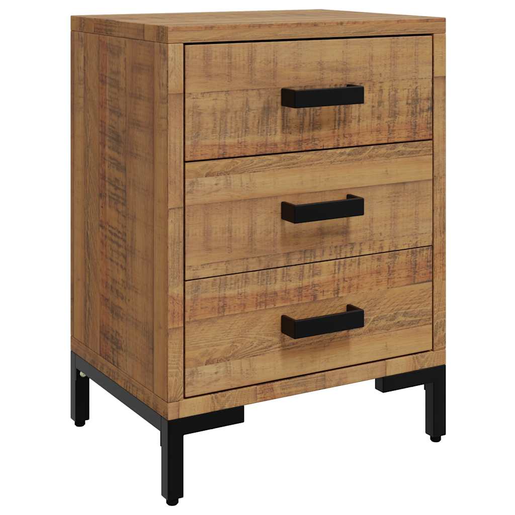 Tables de chevet 2 pcs 40x30x55 cm Bois de pin massif - XIOS