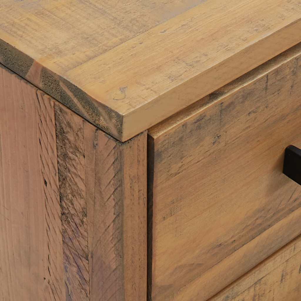 Tables de chevet 2 pcs 40x30x55 cm Bois de pin massif - XIOS
