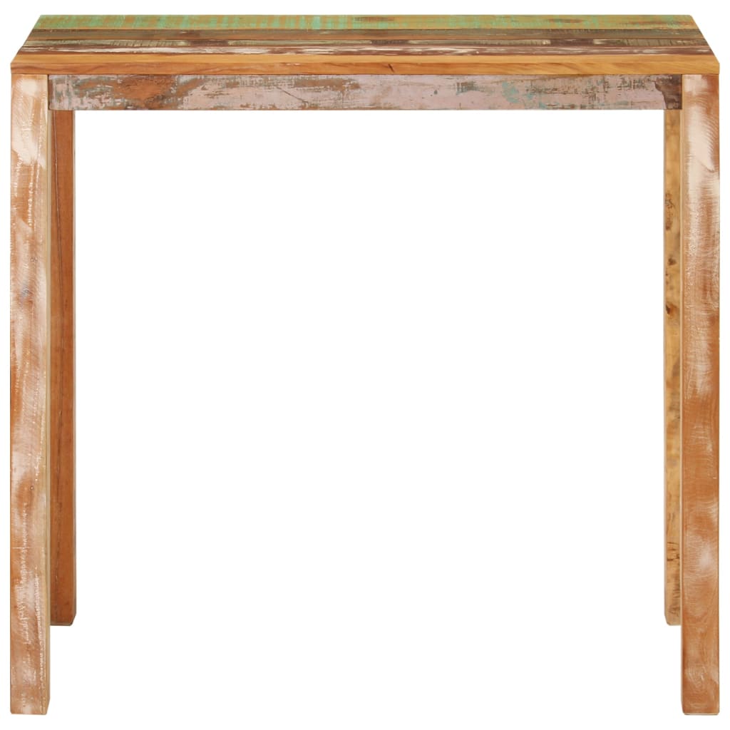 Table de bar 112x55x108 cm Bois massif de récupération - XIOS