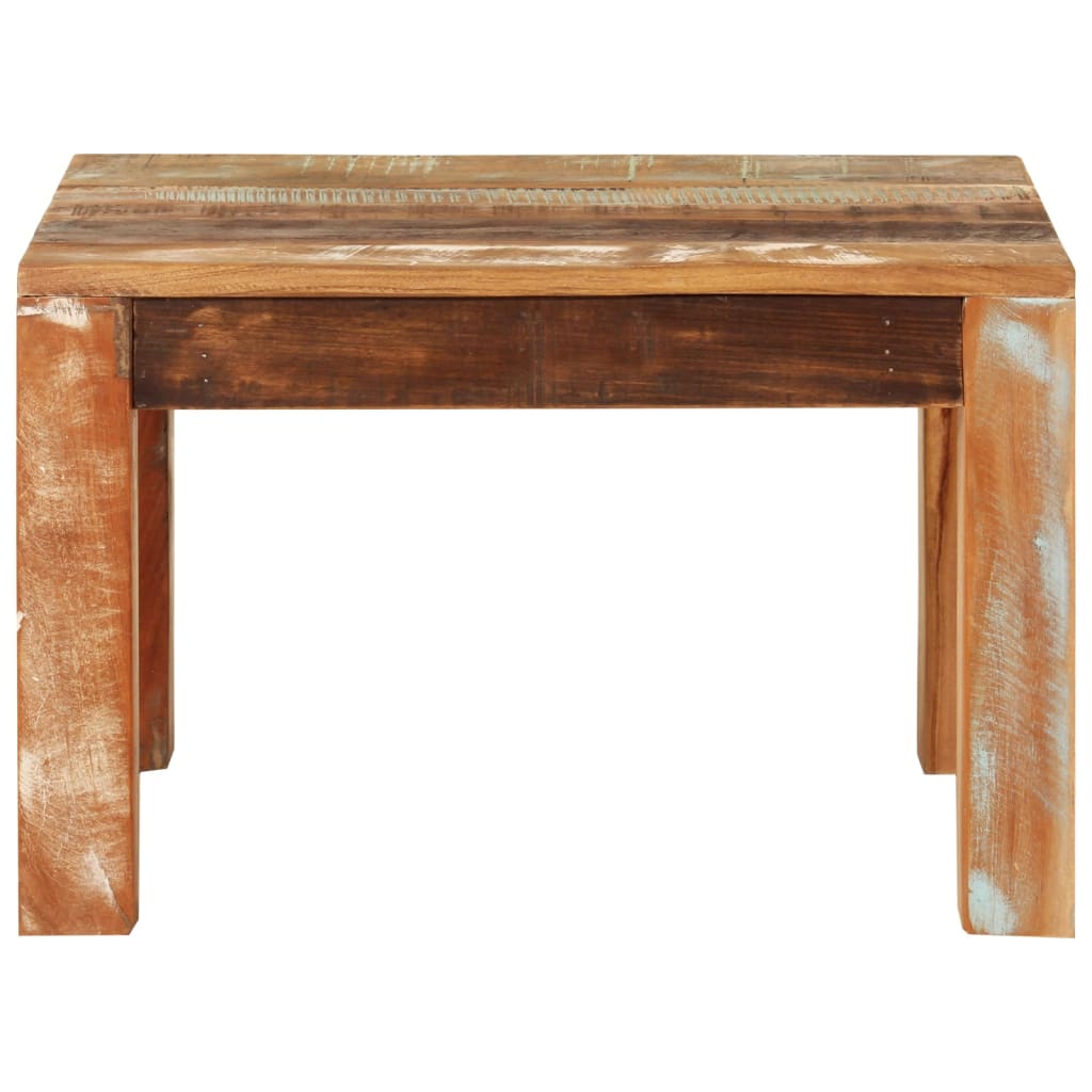 Table basse 55x55x35 cm Bois de récupération massif - XIOS