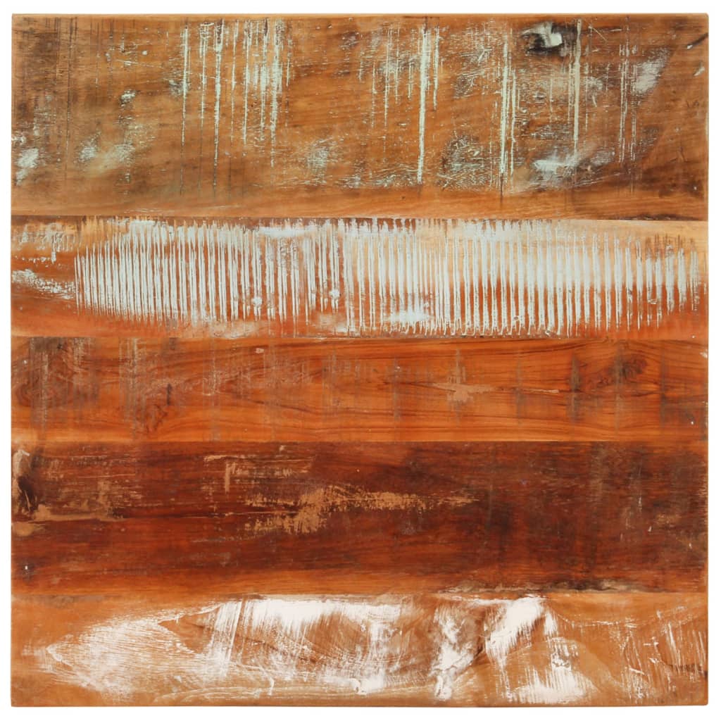 Table basse 55x55x35 cm Bois de récupération massif - XIOS