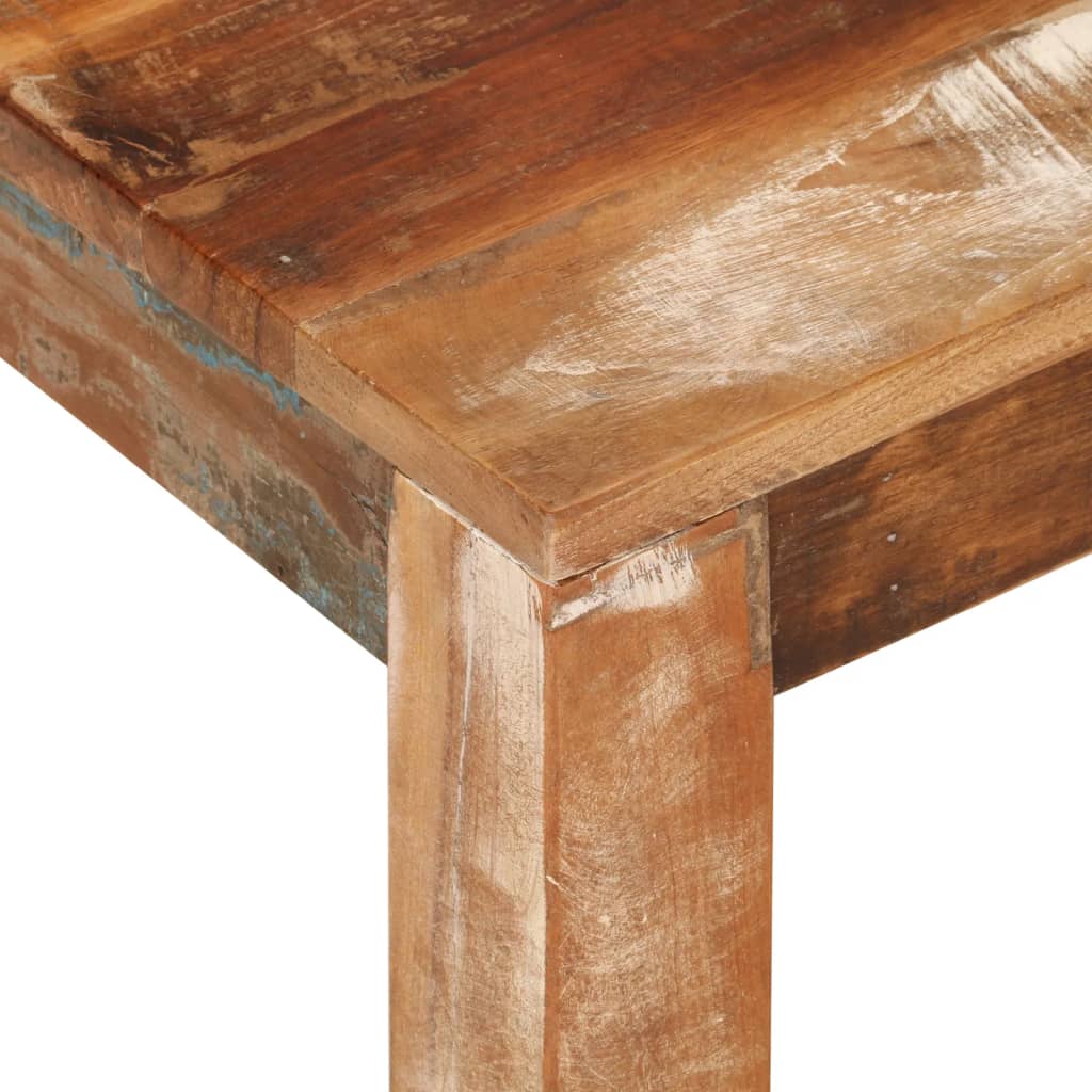 Table basse 55x55x35 cm Bois de récupération massif - XIOS