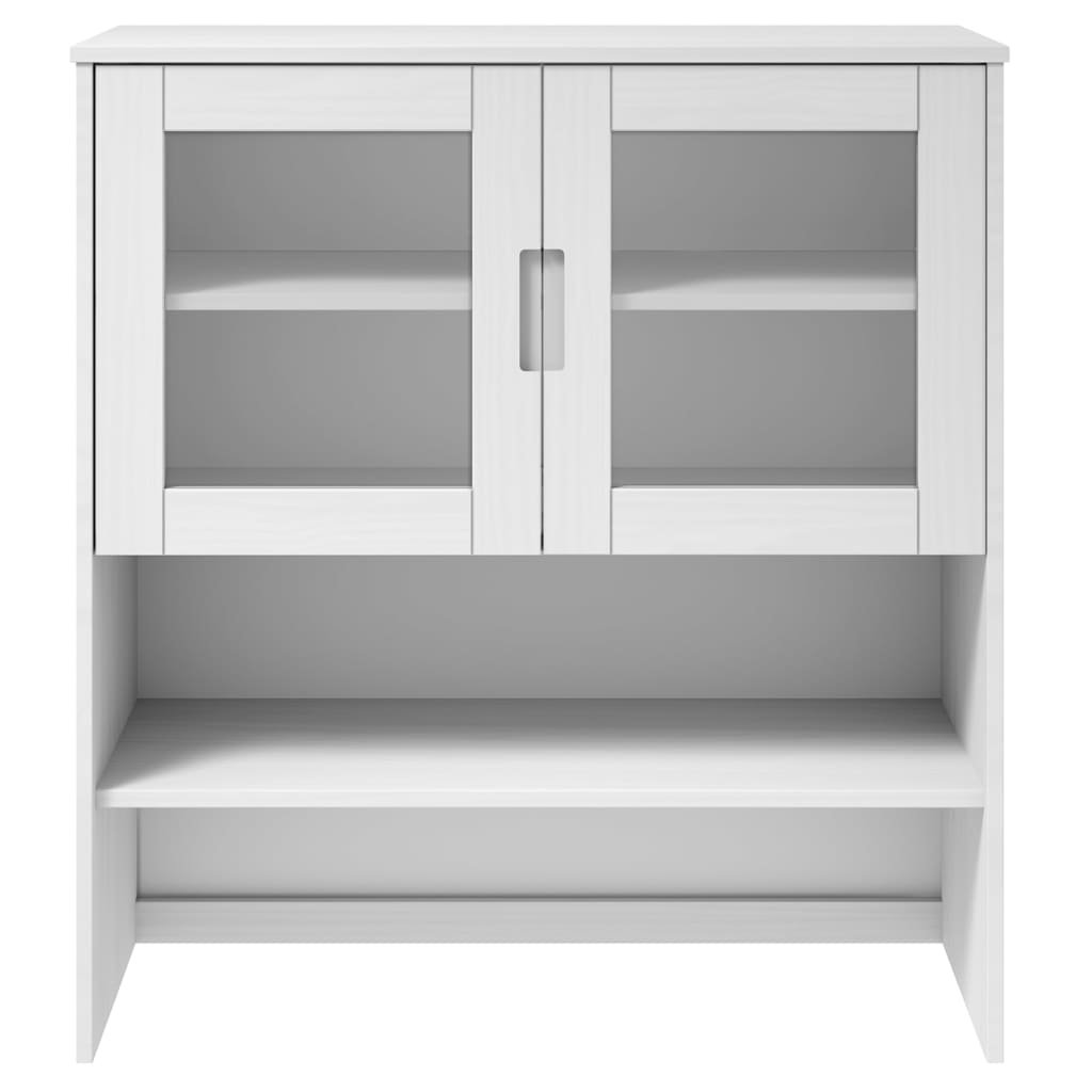 Dessus de buffet MOLDE Blanc 90x35x100 cm Bois massif de pin - XIOS