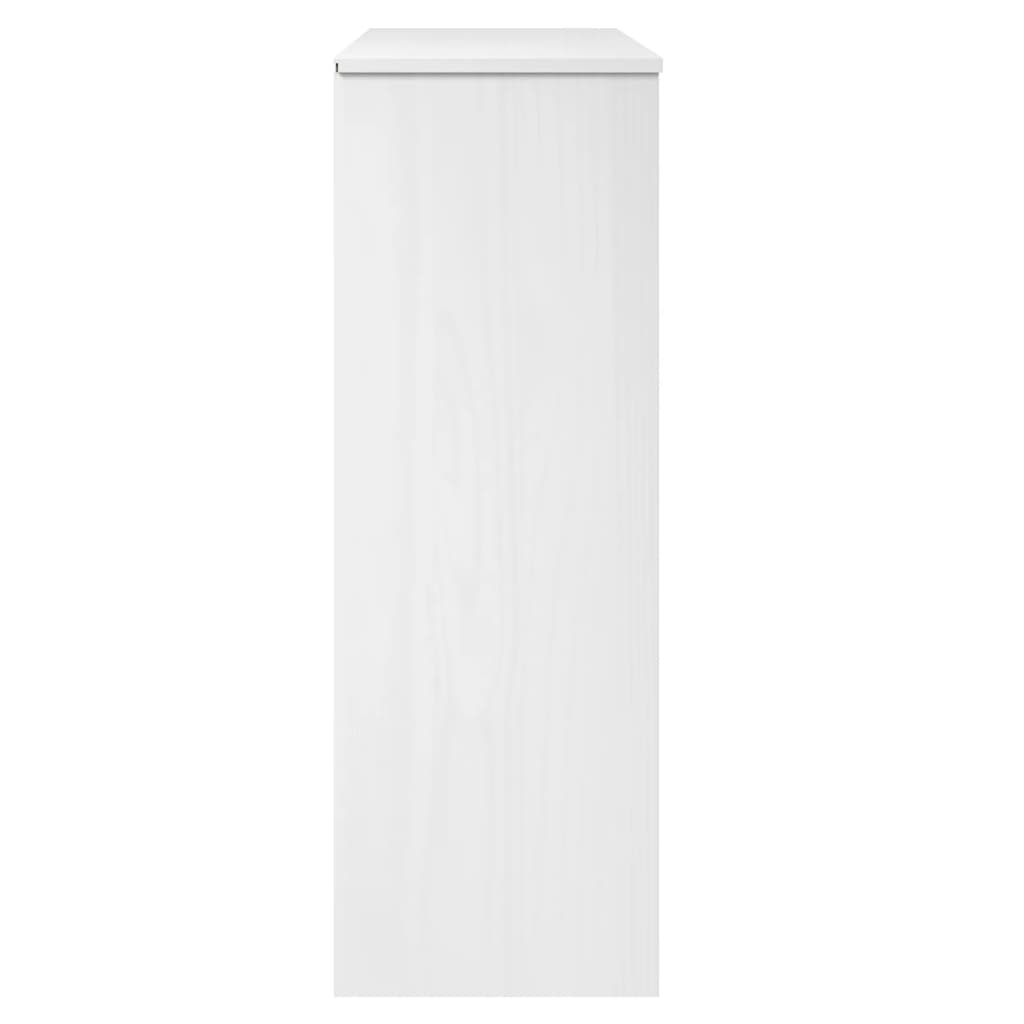 Dessus de buffet MOLDE Blanc 90x35x100 cm Bois massif de pin - XIOS