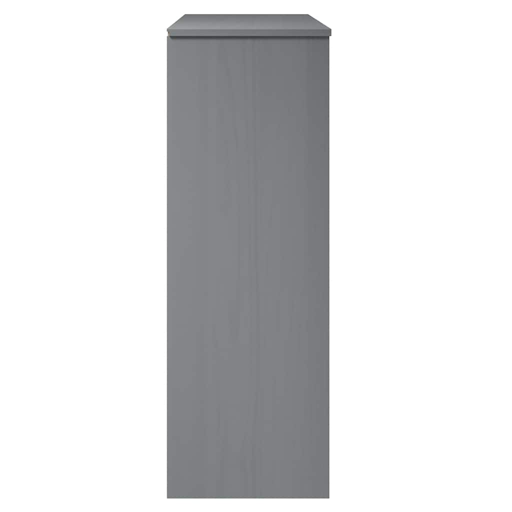 Dessus de buffet MOLDE Gris 90x35x100 cm Bois massif de pin - XIOS