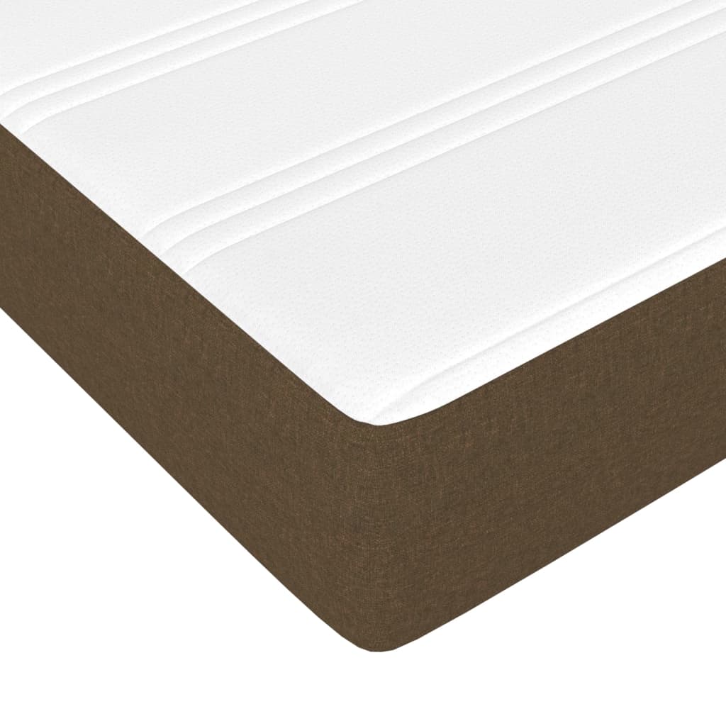 Sommier à lattes de lit avec matelas Marron foncé 140x200 cm - XIOS