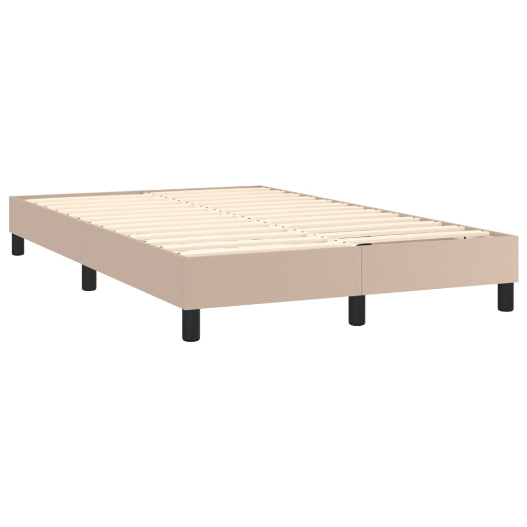 Sommier à lattes de lit avec matelas Cappuccino 120x200 cm - XIOS