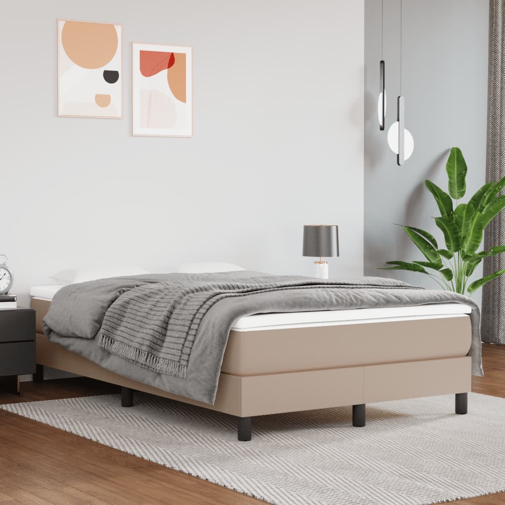 Sommier à lattes de lit avec matelas Cappuccino 120x200 cm - XIOS
