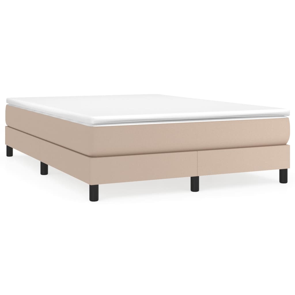 Sommier à lattes de lit avec matelas Cappuccino 140x200 cm - XIOS