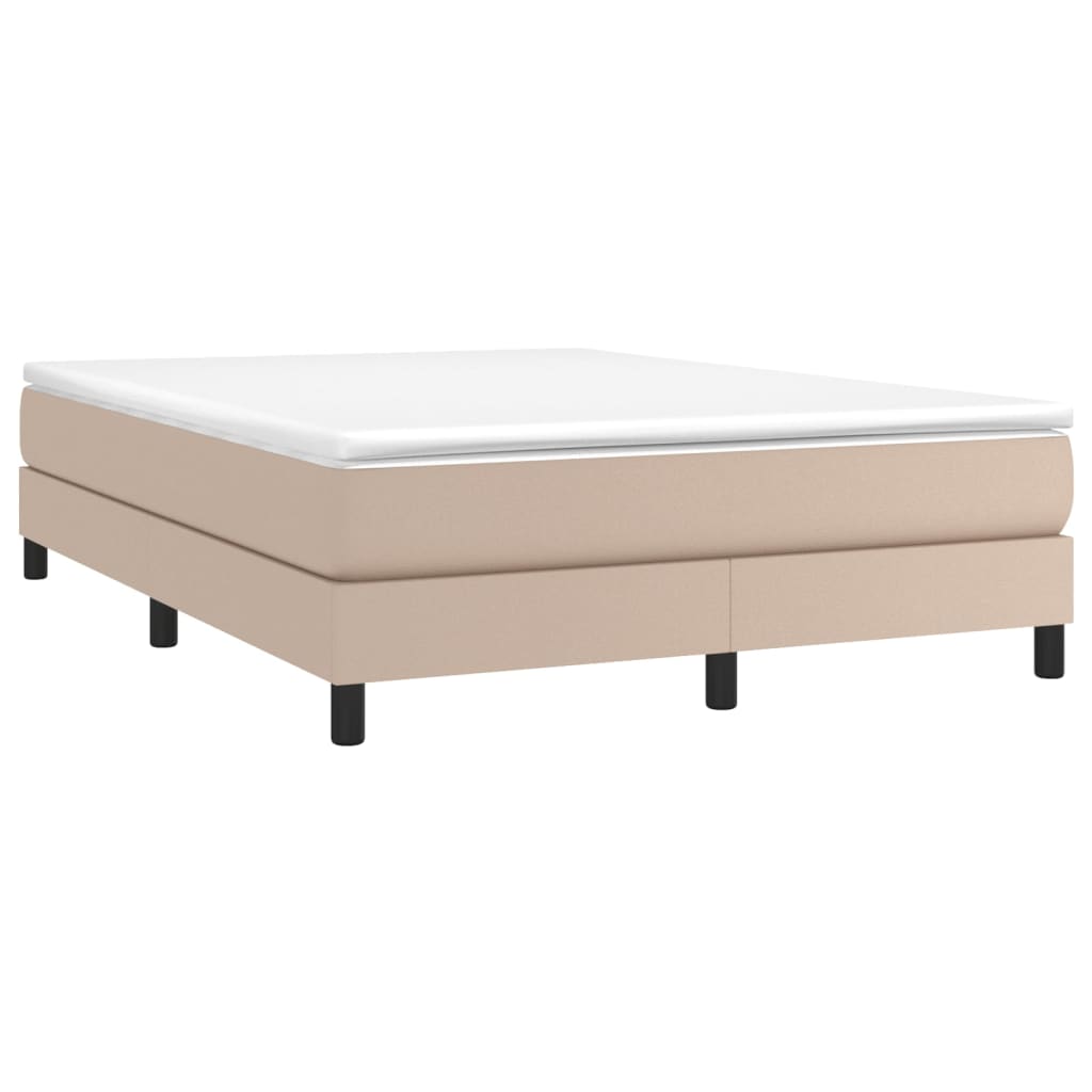 Sommier à lattes de lit avec matelas Cappuccino 140x200 cm - XIOS