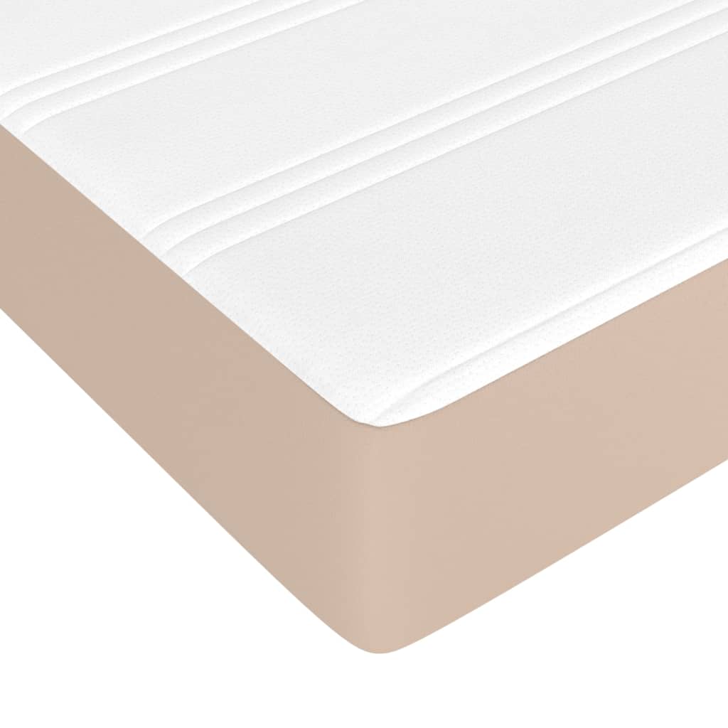 Sommier à lattes de lit avec matelas Cappuccino 140x200 cm - XIOS
