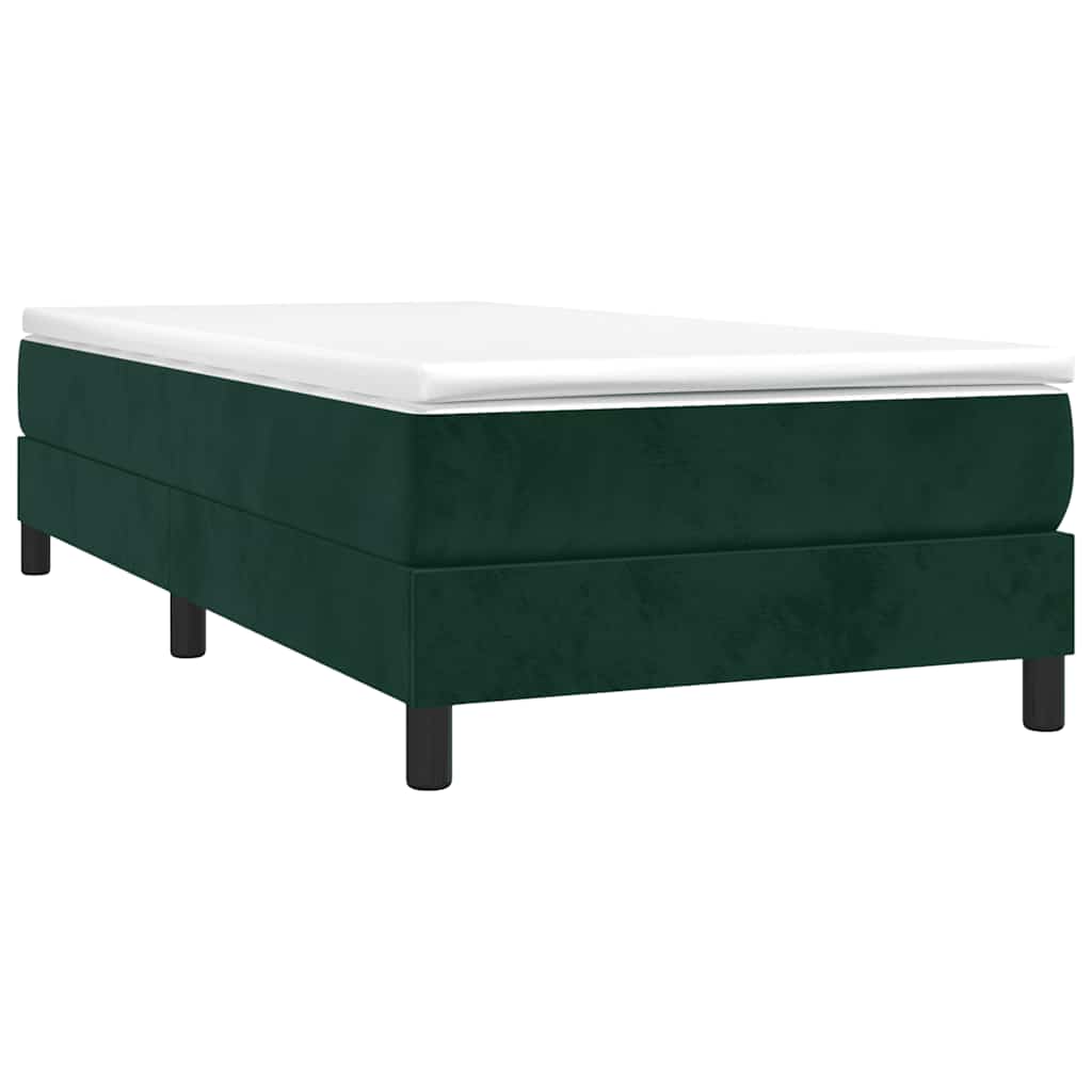 Sommier à lattes de lit avec matelas Vert foncé 90x190 cm - XIOS
